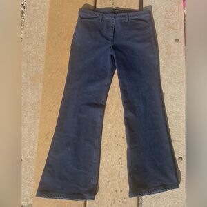 Theroy Wm’s Sz 6 Blue Dark Wash Bootleg Denim Jeans